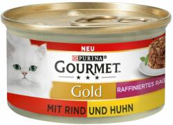 Gourmet Gourmet Gold Ragout 12 x 85 g - Duo Vită și pui