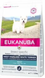 EUKANUBA Eukanuba Pachet economic: 2 x saci - Adult Breed Specific West Highland White Terrier (2 2, 5 kg)