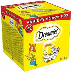 Dreamies Dreamies Mixbox (pui, brânză, somon) - 12 x 60 g
