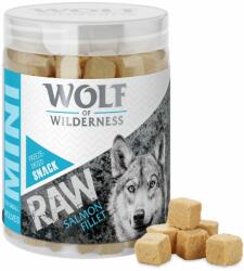  Wolf of Wilderness Wolf of Wilderness Pachet economic - Snackuri RAW (liofilizate) MINI File de somon (200 g)