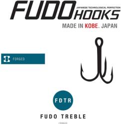 FUDO Hooks Ancore FUDO Treble (FDTR-BN) Nr. 10, BN-Black Nickel, 8buc/cutie (2201-10)
