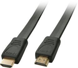 Lindy HDMI 2.0 - HDMI lapos kábel 3m Fekete (36998)