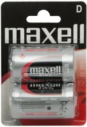 Maxell Góliát elem D R20 Zn 1, 5 V 2 db/bliszter (18713B) - tipparuhaz