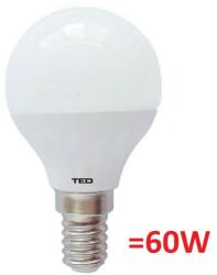 TED Electric Bec LED E14, 7W, 530 lumeni, 2700K, TED Electric (TED307C)