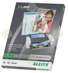 Leitz Folie laminare A5, 80 microni, 100 buc. /top, Leitz (L-74920000)