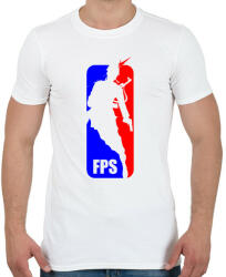 printfashion FPS-NBA - Férfi póló - Fehér (5073980)