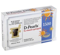 Pharma Nord D-Pearls D3-vitamin 1500 gyöngyök 80 db