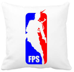 printfashion FPS-NBA - Párnahuzat, Díszpárnahuzat - Fehér (5074222)