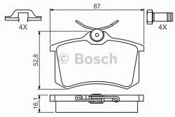 Bosch Set placute frana, frana disc VW CADDY III Combi (2KB, 2KJ, 2CB, 2CJ) (2004 - 2016) BOSCH 0 986 494 621