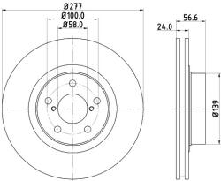 KRIEGER Disc frana PEUGEOT BOXER caroserie (244) (2001 - 2016) KRIEGER 0950004109