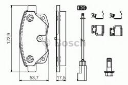 Bosch Set placute frana, frana disc FORD TRANSIT platou / sasiu (2006 - 2014) BOSCH 0 986 494 614