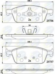 COMLINE Set placute frana, frana disc FORD FOCUS III Turnier (2010 - 2016) COMLINE CBP02196