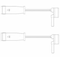 DELPHI Set contacte avertizare, uzura placuta frana MERCEDES C-CLASS Sportscoupe (CL203) (2001 - 2011) DELPHI LZ0153