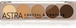 Astra Make-Up Palette Conceal & Contour korrektor paletta 6, 5 g