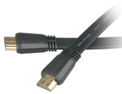 Akasa Cablu video Akasa Proslim Super Slim HDMI High Speed Ethernet, 1080p, conectori auriti, 2m, Black, AK-CBHD05-20BK
