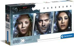 Clementoni Puzzle panoramic Clementoni din 1000 de piese - The Witcher (39593) Puzzle