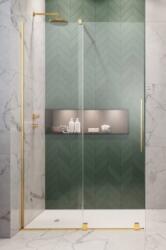 Radaway Cabina dus Walk-In Radaway Furo Gold 130xH200 cm, stanga (10106688-09-01L,10110644-01-01)