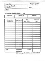  Nota de plata A6 autocopiativa 2 exemplare NPLATAAG (NPLATAAG)