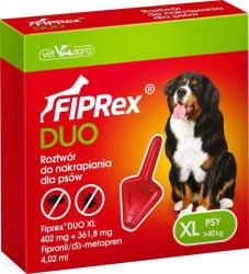 Fiprex Duo XL 402 mg + 361, 8 mg rácsepegtető oldat kutyáknak1x