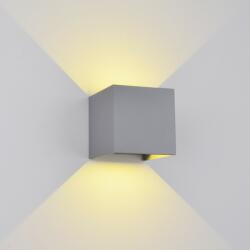 ELMARK fali lámpa szögletes 2x5W 4000K IP54 Elmark (ELM 969LED100S GR)
