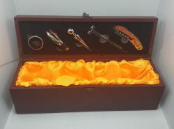 Bortartó és boros készlet