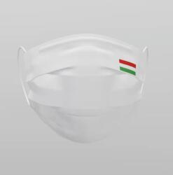 Fehér Magyar Zászlós Egyedi Maszk (Type IIR) Egyénre szabható, Magyar Face mask - techsend