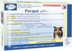 Pasteur Pet Spot Plus Caine Talie Mare (>15 kg), 3 pipete