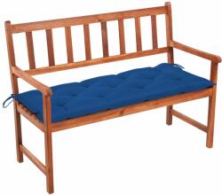 vidaXL Bancă de grădină cu pernă, 120 cm, lemn masiv de acacia (3063793)