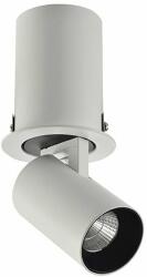 AZzardo 3396 | Luna-AZ Azzardo beépíthető lámpa henger elforgatható fényforrás Ø70mm 1x LED 595lm 3000K fehér, fekete (3396)