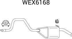 QWP Toba esapament finala QWP WEX6168 (WEX6168)