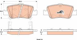 QWP set placute frana, frana disc QWP WBP988 (WBP988)