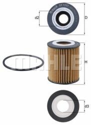 MAHLE Filtru ulei MAHLE OX 1237D (OX 1237D) - automobilus
