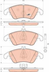 QWP set placute frana, frana disc QWP WBP976 (WBP976)
