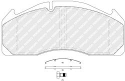 QWP set placute frana, frana disc QWP WHD108BP (WHD108BP)