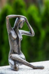 Thermobrass Statuie de bronz moderna Sitting Lady 25x18x18 cm