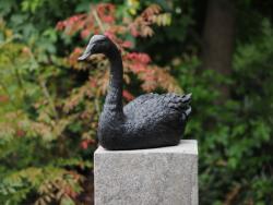 Thermobrass Statuie de bronz moderna Swan large 34x20x47 cm