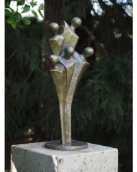 Thermobrass Statuie de bronz moderna Abstract 5 man on base 68x24x24 cm