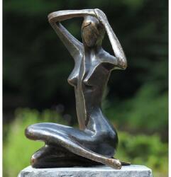 Thermobrass Statuie de bronz moderna Large Sitting Lady