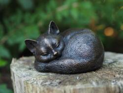 Thermobrass Statuie de bronz moderna Sleeping cat 9x14x11 cm