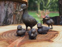 Thermobrass Statuie de bronz moderna Set of 5 ducks 19x10x16 cm