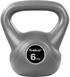 MOVIT Kettlebell 6 kg szürke/fekete (20040622) - kokiskashop