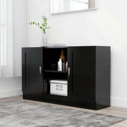 vidaXL Servantă, negru, 120 x 30, 5 x 70 cm, PAL (802778) Comoda