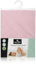 Lorelli Cearceaf de pat Lorelli Jersey 60/120cm Pink (20050070003) Lenjerii de pat bebelusi‎, patura bebelusi