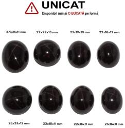 Cabochon Granat Stea de Forma Ovala - Disc - 21-27 x 18-23 x 10-12 mm