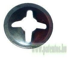  Biztosító gyűrű (Quicklock BQ), acél, fekete, 10 db/csomag, NCN 833