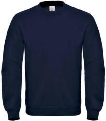 B&C Collection Uniszex pulóver B&C Crew Neck Sweatshirt - WUI20 - 3XL, Sötétkék (navy)