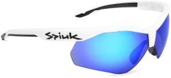 SPIUK - ochelari soare sport Ventix K, 2 lentile de schimb transparent si albastru oglinda - rama alba neagra (GVEKBNEA) - trisport