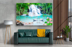 Persona Tablou Canvas - Lebede si cascada - tapet-canvas - 70,00 RON