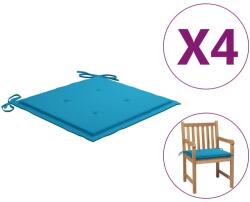 vidaXL Perne scaune grădină 4 buc. albastru 50x50x3 cm țesătură Oxford (314046)