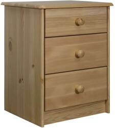 vidaXL Comodă cu sertare, 43x34x53 cm, lemn masiv de pin (325536) Comoda